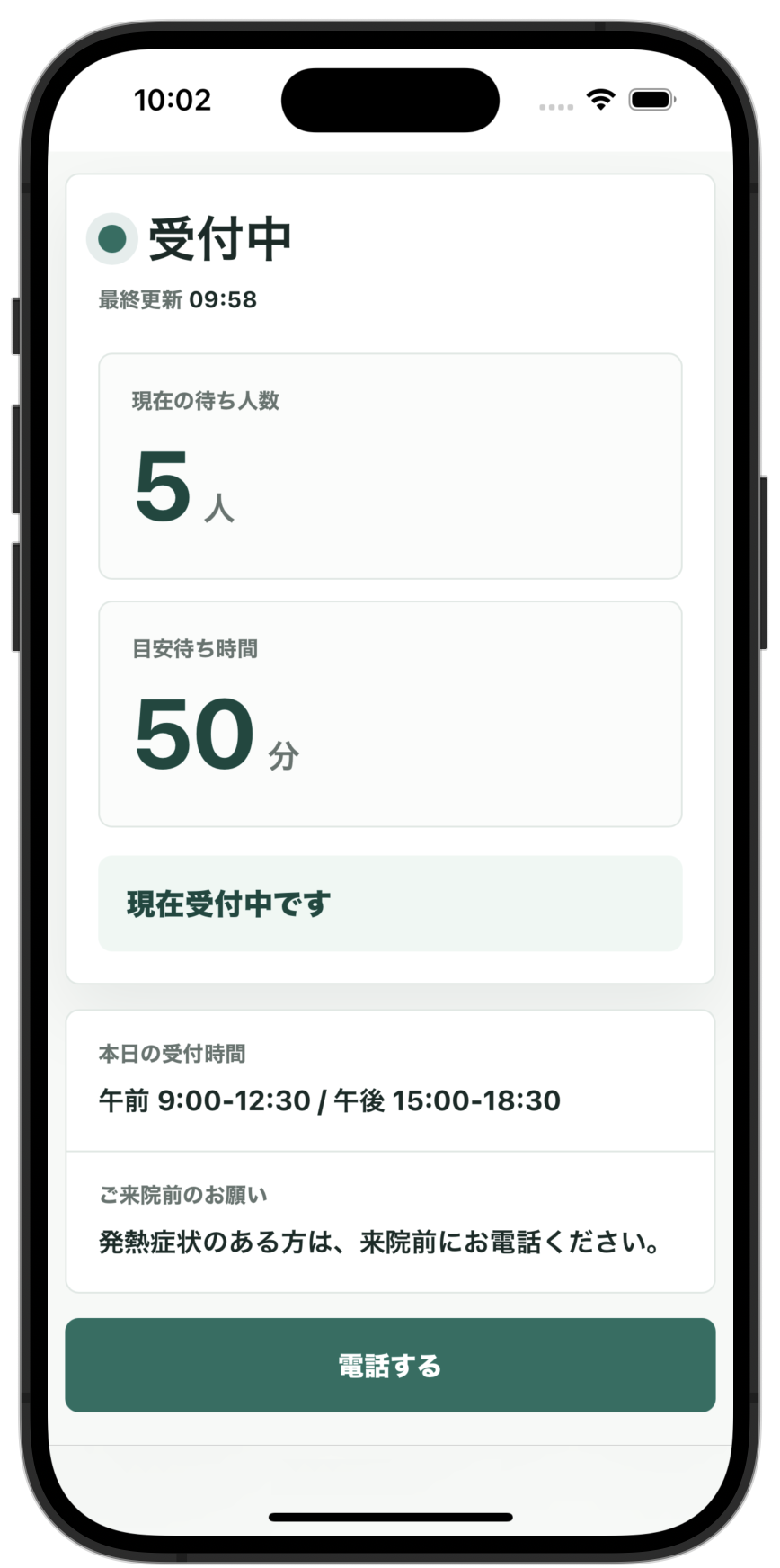 WaitBoard画面